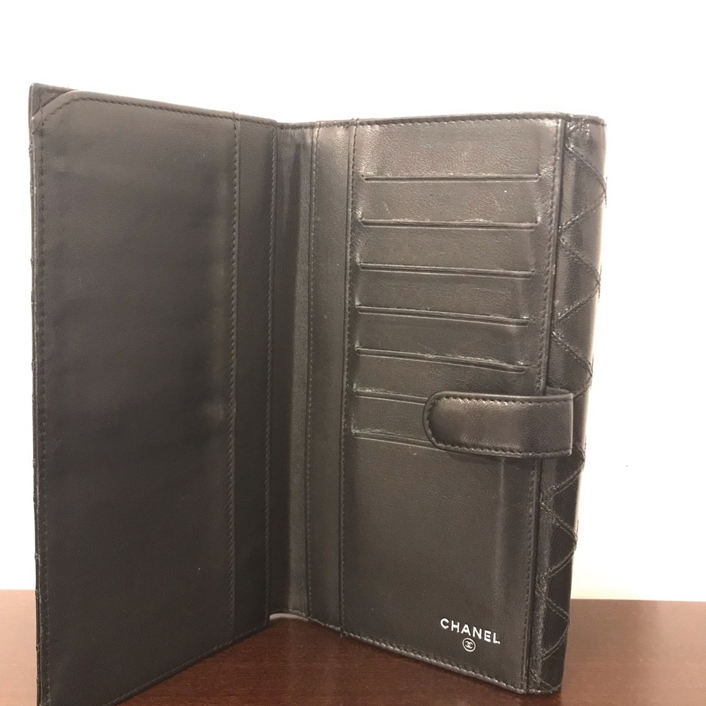 Authentic Black Chanel Wallet - Picture 3 of 12